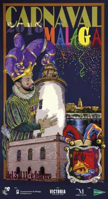 Cartel del Carnaval de Málaga 2018