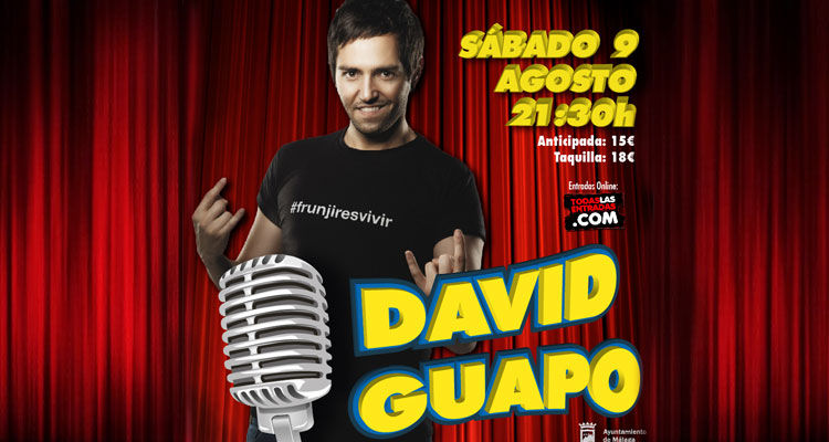 David Guapo en la sala Cochera Cabaret de Málaga 2014