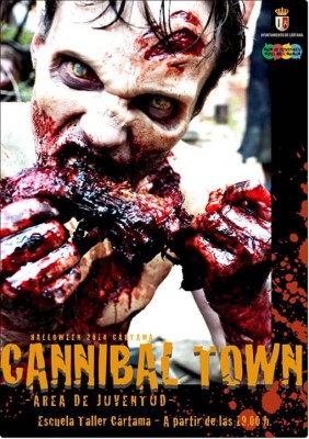 Cartel del Cannival Town en Halloween 2014 Cártama