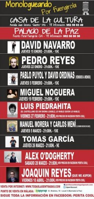 Cartel de Monologueando por Fuengirola