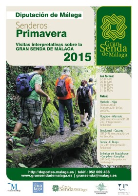 Cartel Gran Senda de Málaga Primavera 2015