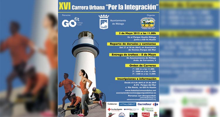 Carrera Urbana por la Integración 2015. Huelin