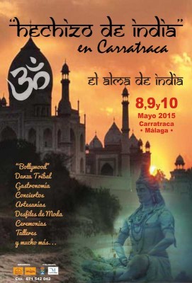 Cartel Hechizo de India Carratraca 2015