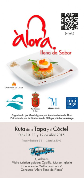 Cartel Ruta de la Tapa y el Cóctel Álora 2015