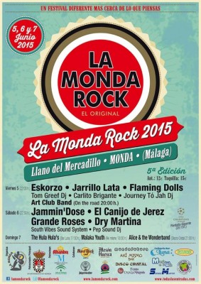 La Monda Rock 2015, cartel