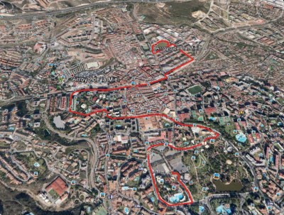 Recorrido Carrera del Pavo Benalmádena 2015