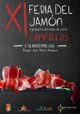 Cartel de la Feria del Jamón de Campillos 2018