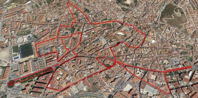 Recorrido San Silvestre Vélez Málaga 2015