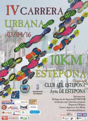 Cartel Carrera Urbana 10km Estepona