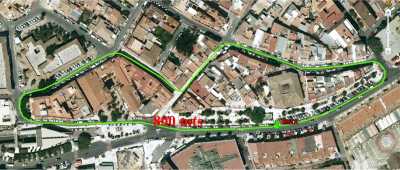 Circuito de 800m de la Carrera Urbana Arroyo de la Miel 2016