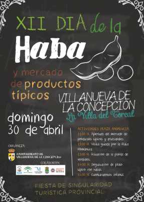 Cartel del Día de la Haba de Villanueva de la Concepción