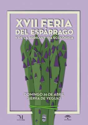 Cartel de la Feria del Espárrago de Sierra de Yeguas 2017