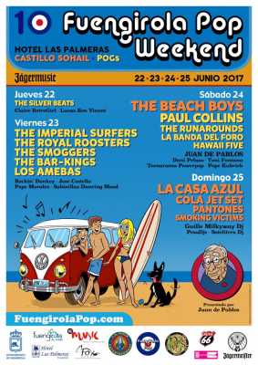 Cartel Fuengirola Pop Weekend Festival 2017