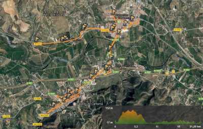 Recorrido de la Media Maratón de Cartama 2017