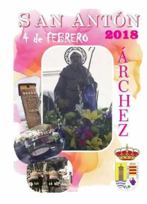 Cartel de la Celebración de San Antón Árchez 2018