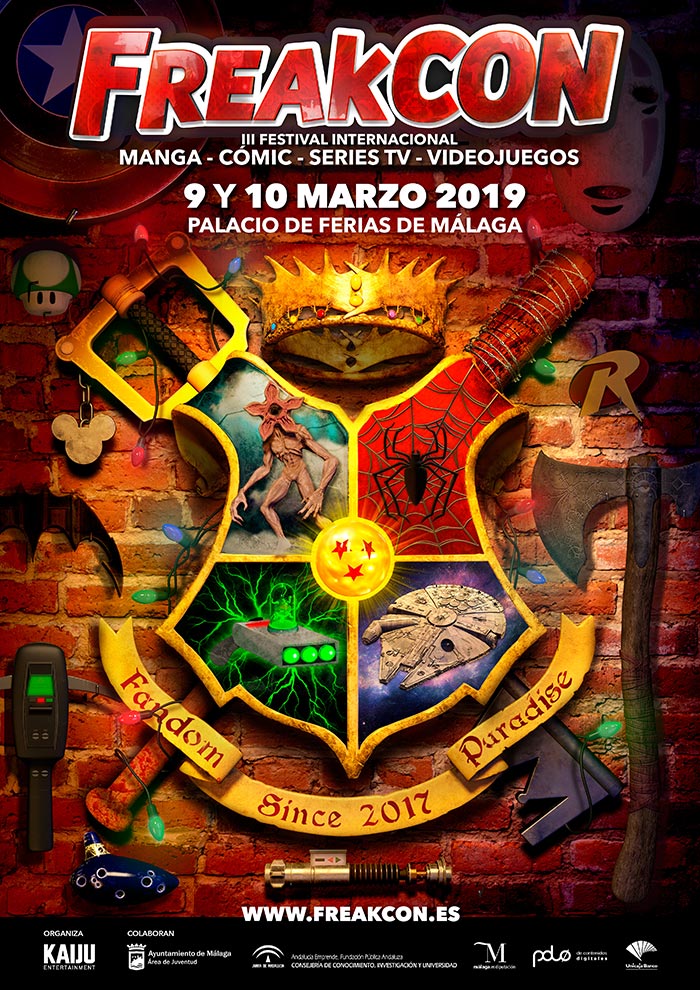 Freakcon 2019. Salón del cómic, manga, videojuegos, series...