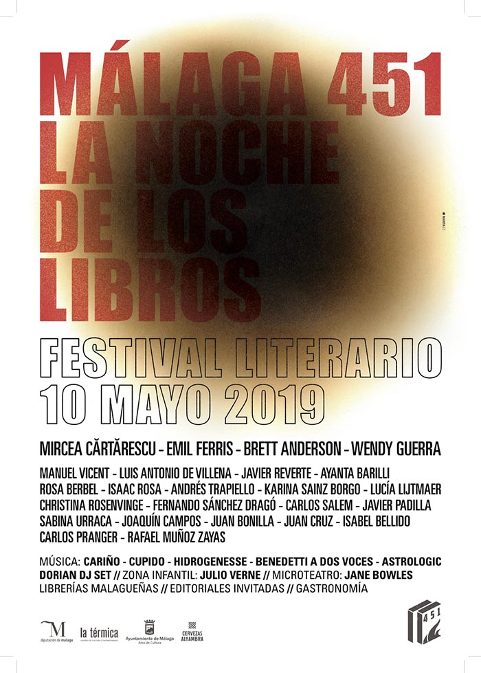 Málaga 451. La Noche de los Libros 2019 en la Térmica