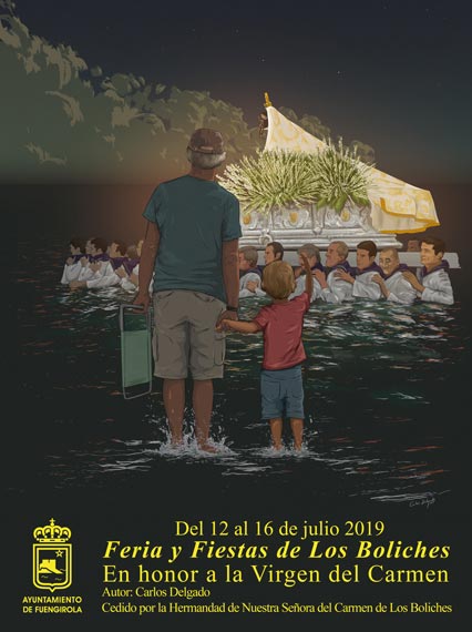 Feria de Los Boliches. Virgen del Carmen 2019