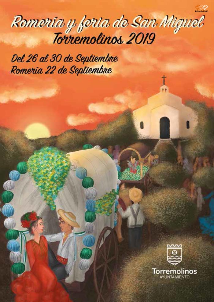 Cartel de la Feria de Torremolinos 2019 y Romería de San Miguel