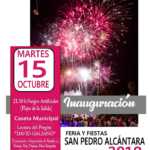 Inaugurción Feria y Fiestas de San Pedro Alcántara 2019