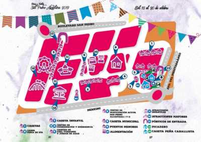 Plano del Real de la Feria de San Pedro Alcántara 2019