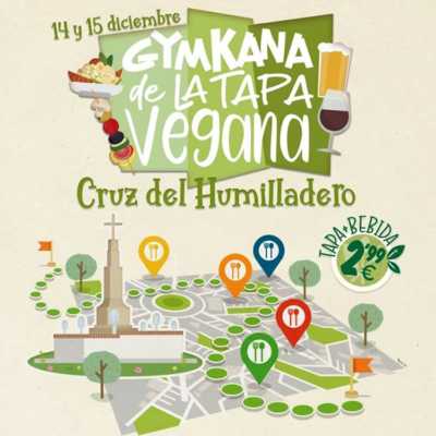 Ruta de la tapa vegana en Cruz de Humilladero. Cartel