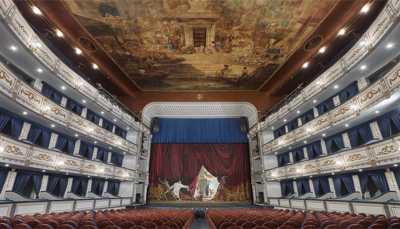 Interior del Teatro Cervantes de Málaga