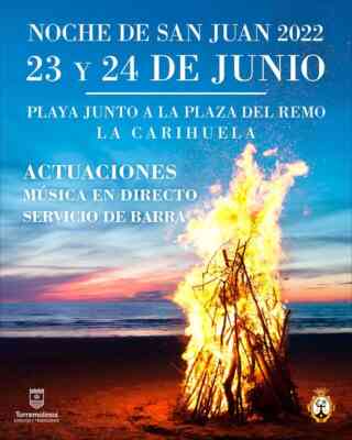 Cartel de la moraga de San Juan Torremolinos 2022