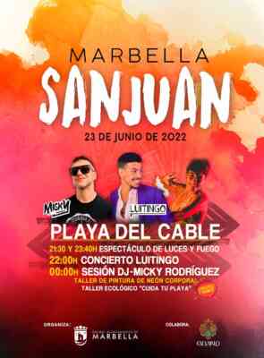 Marbella celebra San Juan 2022 en la playa de El Cable