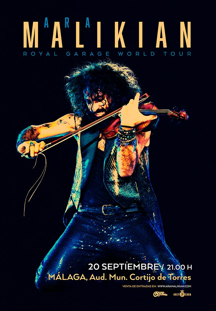 Concierto de Ara Malikian en el Auditorio de Málaga 2019