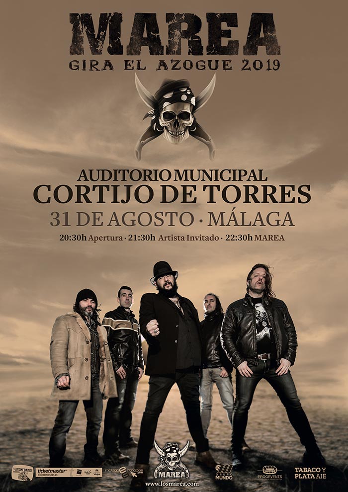 Concierto de Marea en Málaga. Gira El Azogue 2019