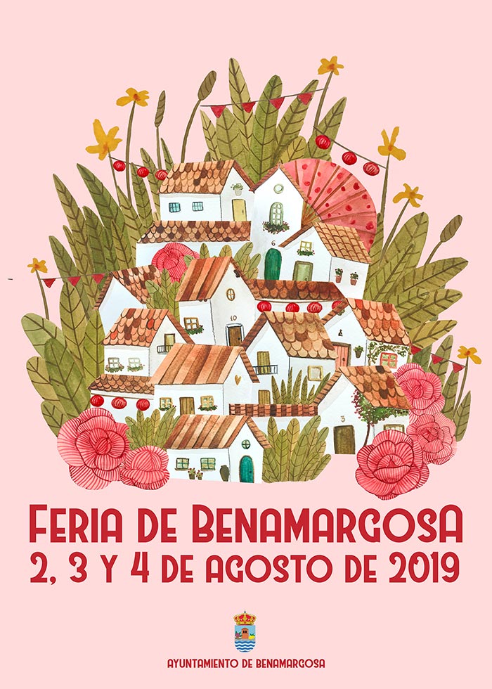 Cartel de la Feria de Benamargosa 2019